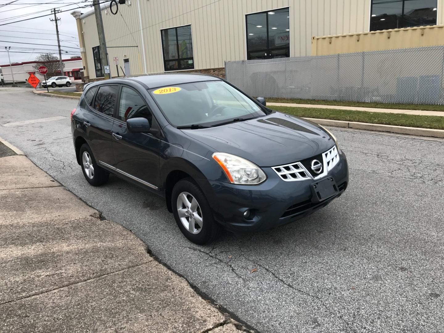 2013 Blue /Gray Nissan Rogue S (JN8AS5MVXDW) with an 2.5 V4 engine, Automatic transmission, located at 577 Chester Pike, Prospect Park, PA, 19076, (610) 237-1015, 39.886154, -75.302338 - Photo#3